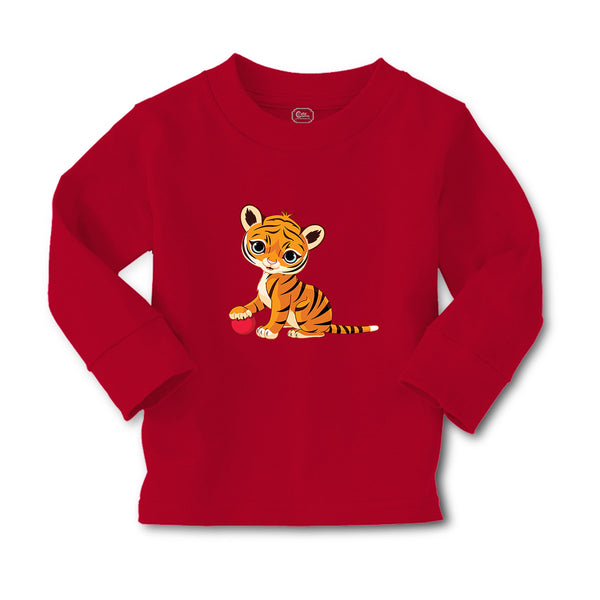 Baby Clothes Tiger Playing with Ball Safari Boy & Girl Clothes Cotton - Cute Rascals