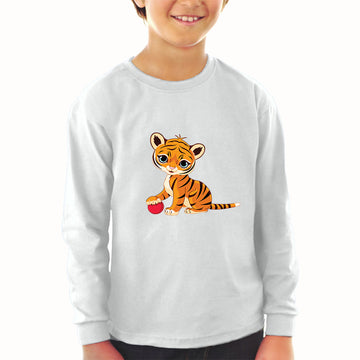 Baby Clothes Tiger Playing with Ball Safari Boy & Girl Clothes Cotton