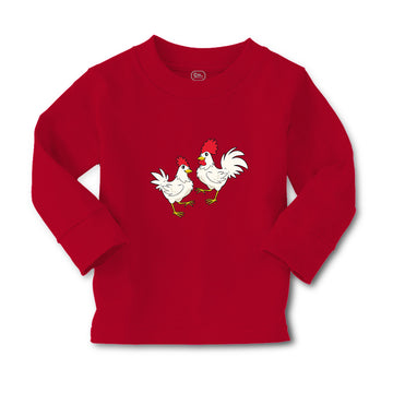 Baby Clothes Chicken and Rooster Animals Farm Boy & Girl Clothes Cotton