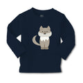 Baby Clothes Wolf Grey Animals Funny Humor Boy & Girl Clothes Cotton