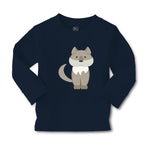 Baby Clothes Wolf Grey Animals Funny Humor Boy & Girl Clothes Cotton - Cute Rascals