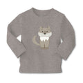 Baby Clothes Wolf Grey Animals Funny Humor Boy & Girl Clothes Cotton