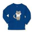 Baby Clothes Wolf Grey Animals Funny Humor Boy & Girl Clothes Cotton