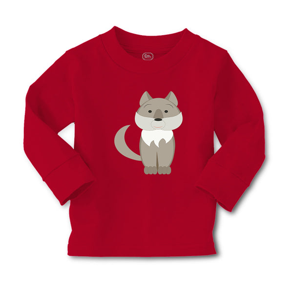 Baby Clothes Wolf Grey Animals Funny Humor Boy & Girl Clothes Cotton - Cute Rascals