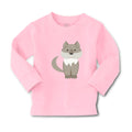 Baby Clothes Wolf Grey Animals Funny Humor Boy & Girl Clothes Cotton