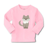 Baby Clothes Wolf Grey Animals Funny Humor Boy & Girl Clothes Cotton - Cute Rascals
