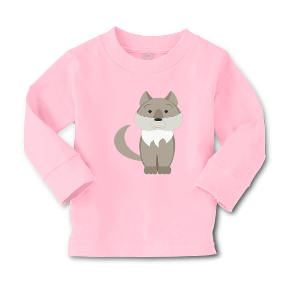 Baby Clothes Wolf Grey Animals Funny Humor Boy & Girl Clothes Cotton - Cute Rascals