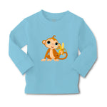 Baby Clothes Baby Monkey with Banana Zoo Funny Boy & Girl Clothes Cotton - Cute Rascals