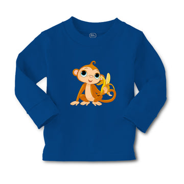 Baby Clothes Baby Monkey with Banana Zoo Funny Boy & Girl Clothes Cotton