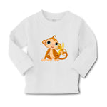 Baby Clothes Baby Monkey with Banana Zoo Funny Boy & Girl Clothes Cotton - Cute Rascals