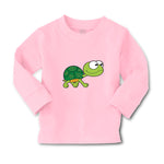 Baby Clothes Tortoise Walking Right Animals Funny Humor Boy & Girl Clothes - Cute Rascals