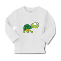 Baby Clothes Tortoise Walking Right Animals Funny Humor Boy & Girl Clothes