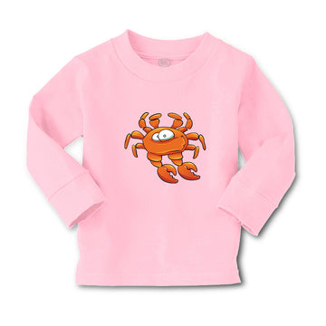 Baby Clothes Crab with Funny Face Animals Ocean Sea Life Boy & Girl Clothes