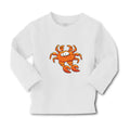 Baby Clothes Crab with Funny Face Animals Ocean Sea Life Boy & Girl Clothes