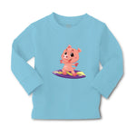 Baby Clothes Pig Surfing Farm Boy & Girl Clothes Cotton - Cute Rascals