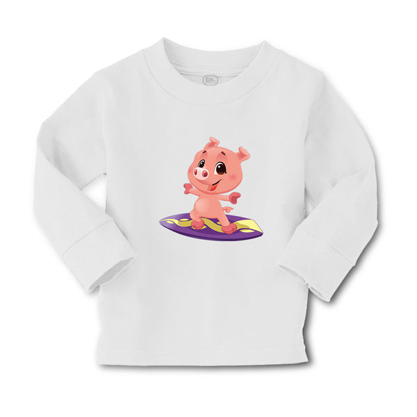 Baby Clothes Pig Surfing Farm Boy & Girl Clothes Cotton - Cute Rascals