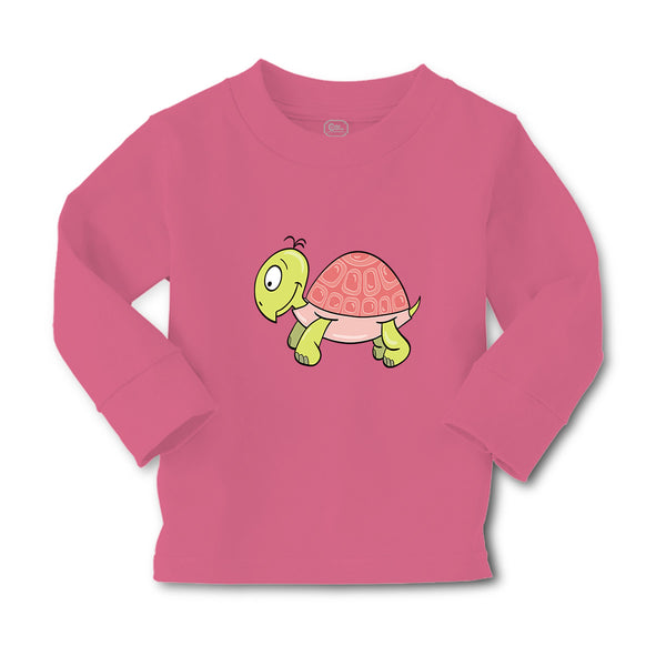 Baby Clothes Turtle Facing Left Animals Funny Humor Boy & Girl Clothes Cotton - Cute Rascals