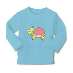 Baby Clothes Turtle Facing Left Animals Funny Humor Boy & Girl Clothes Cotton - Cute Rascals