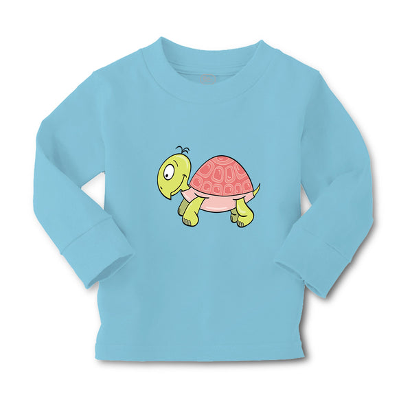 Baby Clothes Turtle Facing Left Animals Funny Humor Boy & Girl Clothes Cotton - Cute Rascals