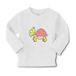 Baby Clothes Turtle Facing Left Animals Funny Humor Boy & Girl Clothes Cotton - Cute Rascals