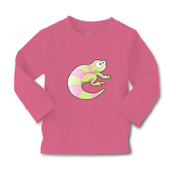 Baby Clothes Lizard Green Pink Funny Boy & Girl Clothes Cotton