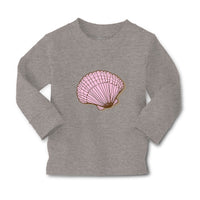 Baby Clothes Seashell Purl Pink Ocean Sea Life Boy & Girl Clothes Cotton - Cute Rascals