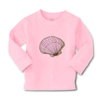 Baby Clothes Seashell Purl Pink Ocean Sea Life Boy & Girl Clothes Cotton - Cute Rascals