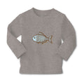 Baby Clothes Fish Blue Dry Animals Ocean Sea Life Boy & Girl Clothes Cotton