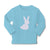 Baby Clothes Easter Bunny Silhouette Light Gray Boy & Girl Clothes Cotton - Cute Rascals