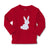 Baby Clothes Easter Bunny Silhouette Light Gray Boy & Girl Clothes Cotton - Cute Rascals