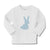 Baby Clothes Easter Bunny Silhouette Light Blue 2 Boy & Girl Clothes Cotton - Cute Rascals