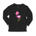 Baby Clothes Dark Pink Flamingo Leg up Close Eyes Boy & Girl Clothes Cotton