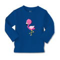 Baby Clothes Dark Pink Flamingo Leg up Close Eyes Boy & Girl Clothes Cotton