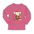 Baby Clothes Monkey Sits Safari Boy & Girl Clothes Cotton