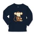 Baby Clothes Monkey Sits Safari Boy & Girl Clothes Cotton