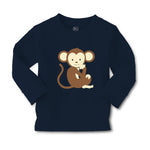 Baby Clothes Monkey Sits Safari Boy & Girl Clothes Cotton - Cute Rascals