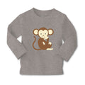 Baby Clothes Monkey Sits Safari Boy & Girl Clothes Cotton