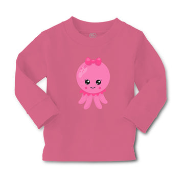 Baby Clothes Pink Octopus Ocean Sea Life Boy & Girl Clothes Cotton
