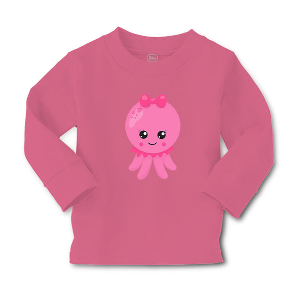 Baby Clothes Pink Octopus Ocean Sea Life Boy & Girl Clothes Cotton - Cute Rascals