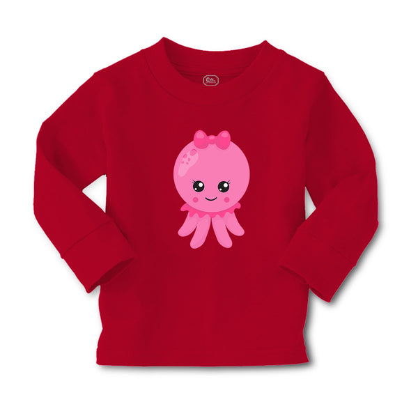 Baby Clothes Pink Octopus Ocean Sea Life Boy & Girl Clothes Cotton - Cute Rascals
