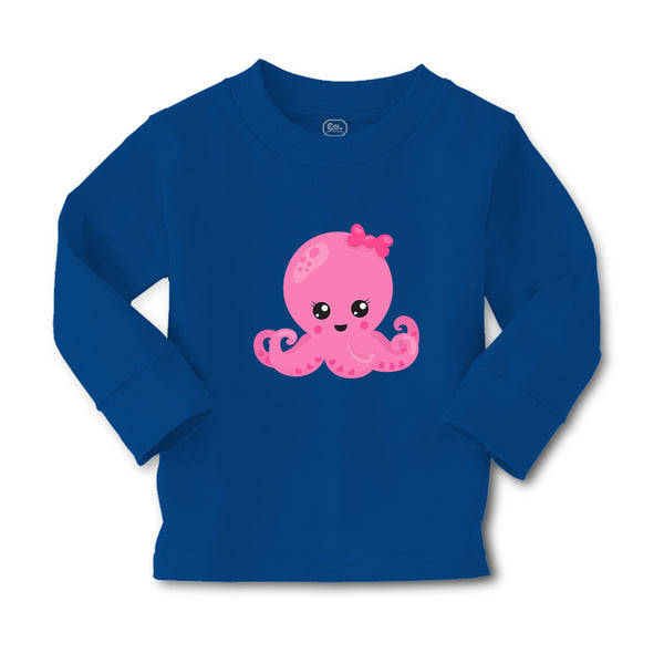 Baby Clothes Pink Octopus Bow Ocean Sea Life Boy & Girl Clothes Cotton - Cute Rascals