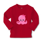 Baby Clothes Pink Octopus Bow Ocean Sea Life Boy & Girl Clothes Cotton - Cute Rascals