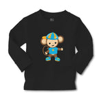 Baby Clothes Monkey Blue T-Shirt Safari Boy & Girl Clothes Cotton - Cute Rascals