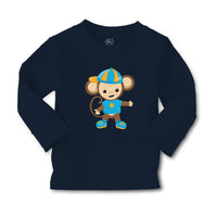 Baby Clothes Monkey Blue T-Shirt Safari Boy & Girl Clothes Cotton - Cute Rascals