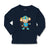 Baby Clothes Monkey Blue T-Shirt Safari Boy & Girl Clothes Cotton - Cute Rascals