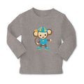 Baby Clothes Monkey Blue T-Shirt Safari Boy & Girl Clothes Cotton