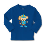 Baby Clothes Monkey Blue T-Shirt Safari Boy & Girl Clothes Cotton - Cute Rascals