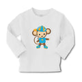 Baby Clothes Monkey Blue T-Shirt Safari Boy & Girl Clothes Cotton