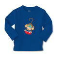 Baby Clothes Monkey Hangs Reads Book Safari Boy & Girl Clothes Cotton