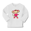 Baby Clothes Monkey Pink T-Shirt Safari Boy & Girl Clothes Cotton
